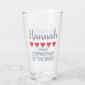 Bruids & Bruiloft 5 Hart Stepmother of Bride Glas (Achterkant)