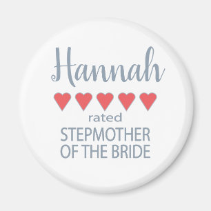 Bruids & Bruiloft 5 Hart Stepmother of Bride Magneet