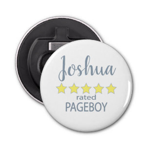 Bruids & Bruiloft 5 Star Pageboy Button Flesopener