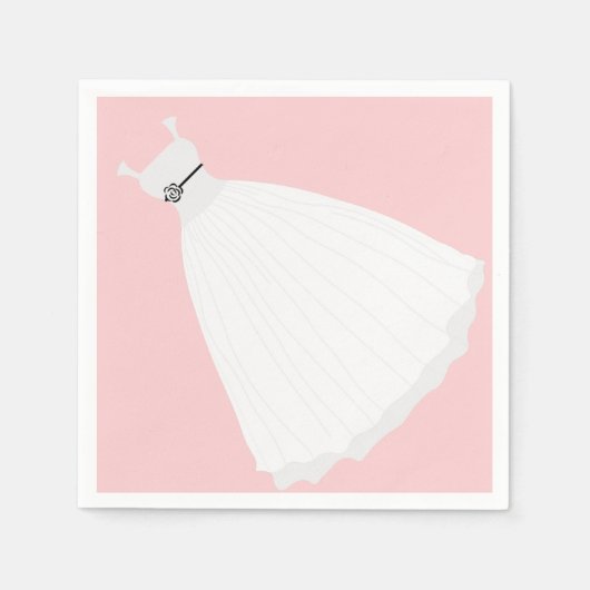Bruids Brunch Napkins Servetten (Voorkant)