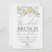 Bruids Brunch Wildbloemen Daisy Stijlvolle bloemen Kaart