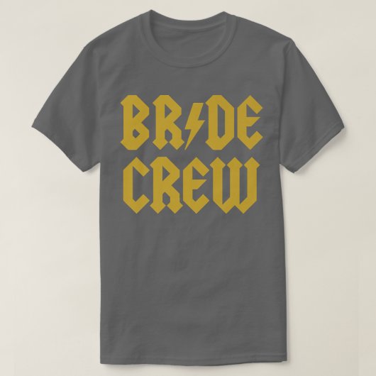 Bruids Crew T-shirt (Design voorkant)