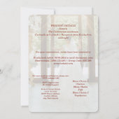 Bruids feest viering uitnodiging (Achterkant)