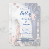 Bruids feest viering uitnodiging (Voorkant / Achterkant)