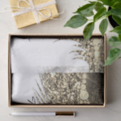 Bruids Gouden Glitter Dank u Ogen Metaal Wit Tissuepapier (Geschenk)