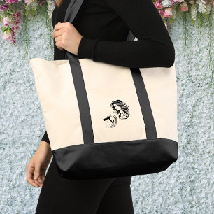 Bruids Hair Stylist Grote Canvas tas