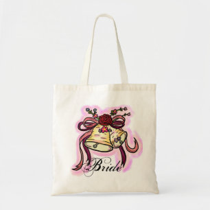 Bruids herbruikbare zak tote bag