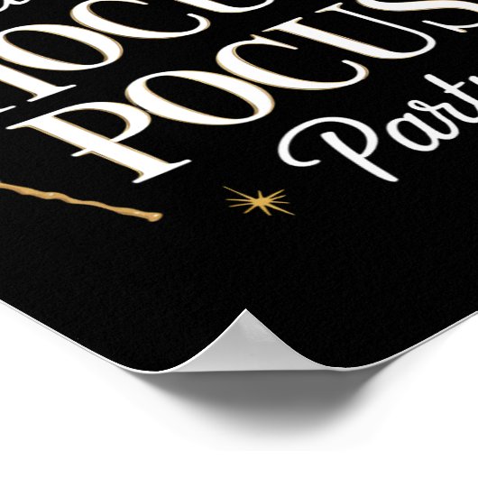 Bruid's Hocus Pocus Party Chelorette Halloween Poster (Hoek)