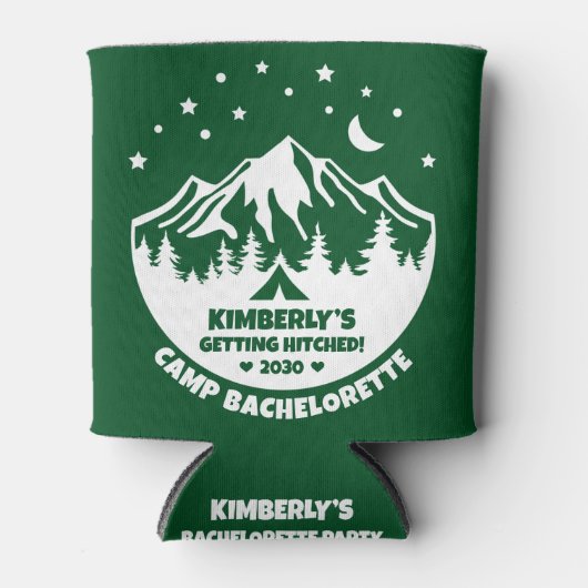 Bruids Kamp Bachelorette Feest Blikjeskoeler (Voorkant)