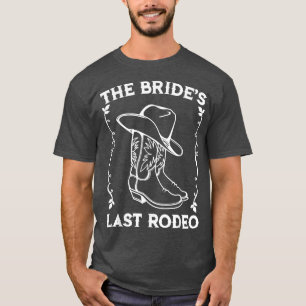 Bruids Laatste Rodeo Bruiloft Bachelorette Feest V T-shirt