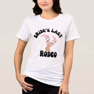 Bruids Laatste Rodeo – Westerse vrijgezellenfeest Tri-Blend Shirt