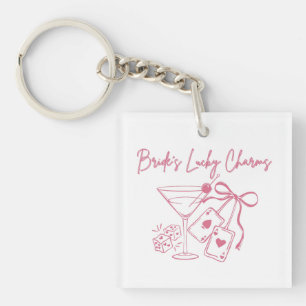 Bruids Lucky Charms Casino Meisjesuitje Sleutelhanger