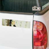 Bruids Parels Bumpersticker (Op Truck)