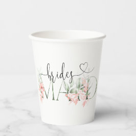 Bruids partij gunsten & bruidsmeisje papieren beke papieren bekers