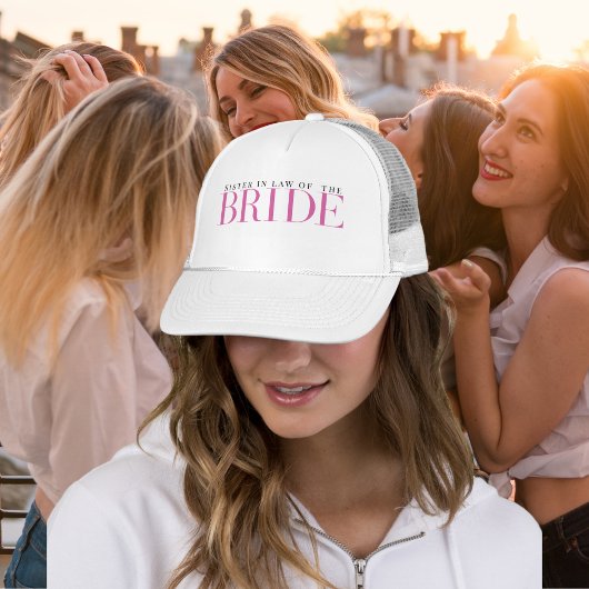 Bruids Party Bruid Modern Bachelorette Trucker Pet