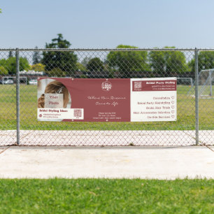  bruids party haarstyling diensten spandoek