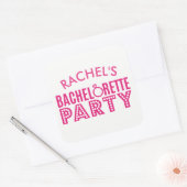 Bruids Party Roze Bachelorette Party Stickers (Envelop)