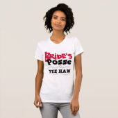 Bruid's Posse Bachelorette Party Tshirts (Voorkant volledig)