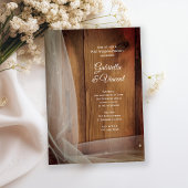 Bruids-sluier Schuur Houten Land Post Trouw Bruunc Kaart