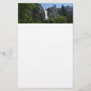 Bruids sluier waterval in Yosemite National Park Briefpapier