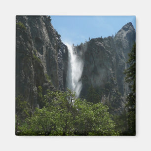 Bruids sluier waterval in Yosemite National Park Magneet
