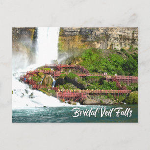 Bruids sluier waterval, Niagara watervallen, New Y Briefkaart