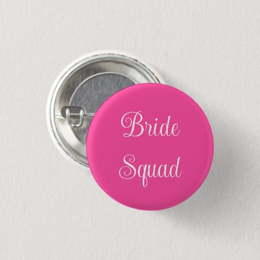 Bruids-squad Ronde Button 3,2 Cm (Voorkant /achterkant)