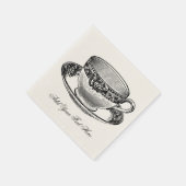 Bruids  Tea Cup Servet (Hoek)