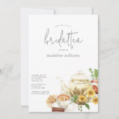 bruids thee boho bruids douche uitnodiging (Voorkant)