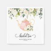 Bruids Thee Feest Servet - Roze | OP MAAT (Voorkant)