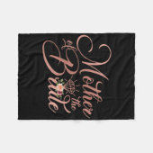 Bruids Trouwdouche Gift Moeder van de bruid Fleece Deken (Voorkant (Horizontaal))