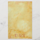 Bruidsbad BINGO Aziatisch geïnspireerd ontwerp Flyer (Achterkant)