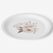 Bruidsbloem Papieren Bordje (Gekanteld)