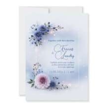 Bruidsbloemen Dahlia Blauwe Bloemrijke Frame Huwel