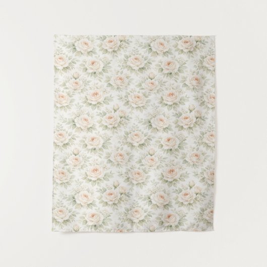 Bruidsbloempatroon Wandkleed (Voorkant)