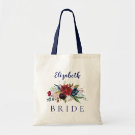 Bruidsboeket BRUID Name Boodschappentas Tote Bag