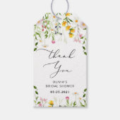 Bruidsboeket bruidsshower dank je tag cadeaulabel (Voorkant)