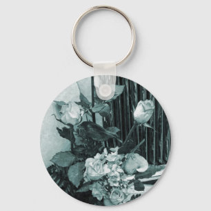 Bruidsboeket in vintage stijl sleutelhanger