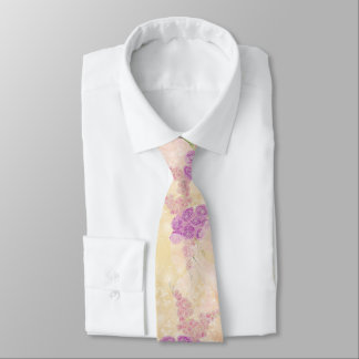 Bruidsboeket met Sunset Rose Father of the Bride b Stropdas