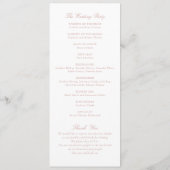 Bruidsboeket met vintage elegante bloemen programma (Achterkant)