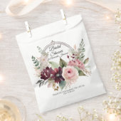 Bruidsboeket Roze Herfstbladeren Bruiloft Bedankzakje (Geknipt)