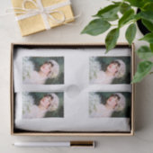 Bruidsboeket van kant en bloemen in vintage wit tissuepapier (Geschenk)