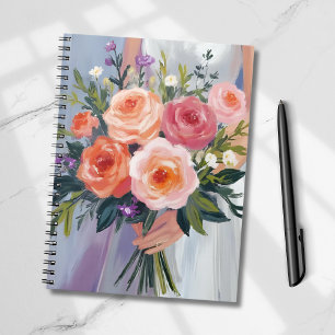 Bruidsboeket van wilde bloemen   Bruiloft bloem br Notitieboek