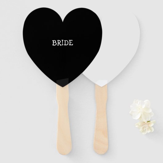 BRUIDSBORD, VRIJGEZELLENFEEST HANDWAAIER (Voorkant en achterkant)