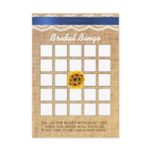 Bruidsborrel Bingo met Zonnebloem Bal Kant en Jute