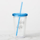 Bruidsbrigade Acryl Drinkbeker (Achterkant)
