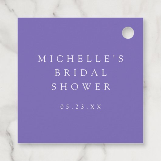 Bruidsbruiloft met wilde bloemen bedankjes labels (Achterkant)