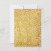 Bruidsbrunch Pastel Roze Glitter Goud Bedankkaart (Achterkant)