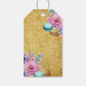 Bruidsbrunch Pastel Roze Glitter Goud Cadeaulabel (Achterkant)