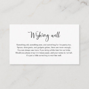 Bruidscadeau Borrel Wensput Insteekkaart Informatiekaartje